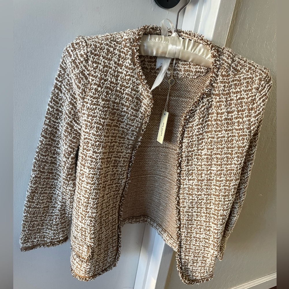 Max Studio Tweed Crop Jacket, XS, NWT